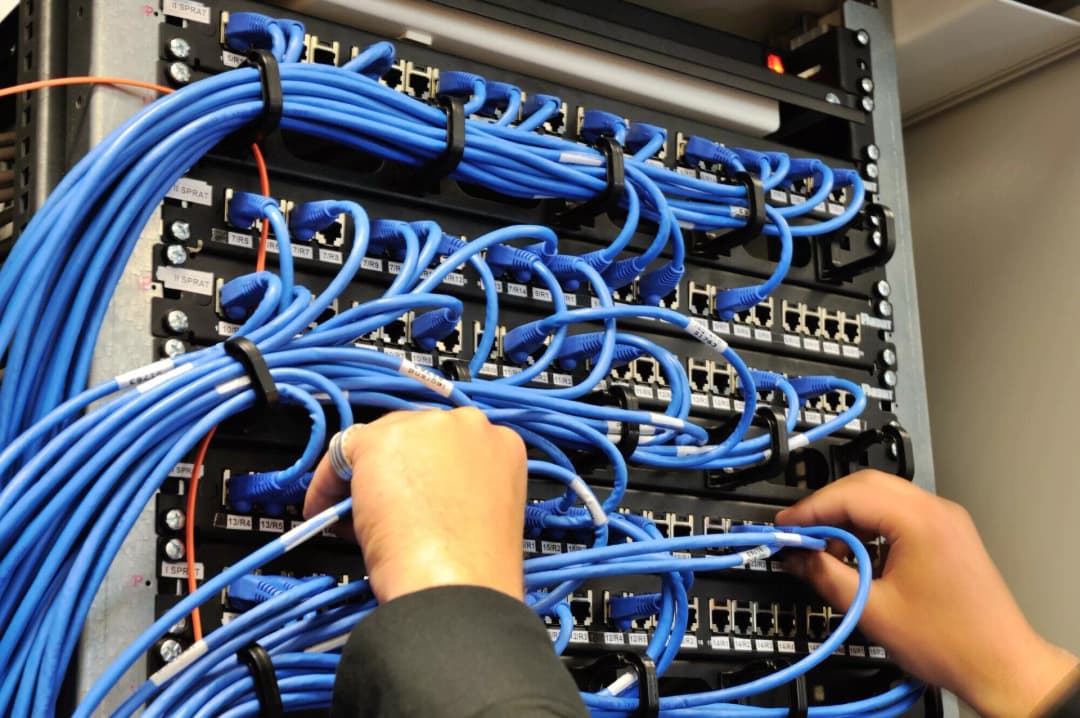 Network switches and structured cabling